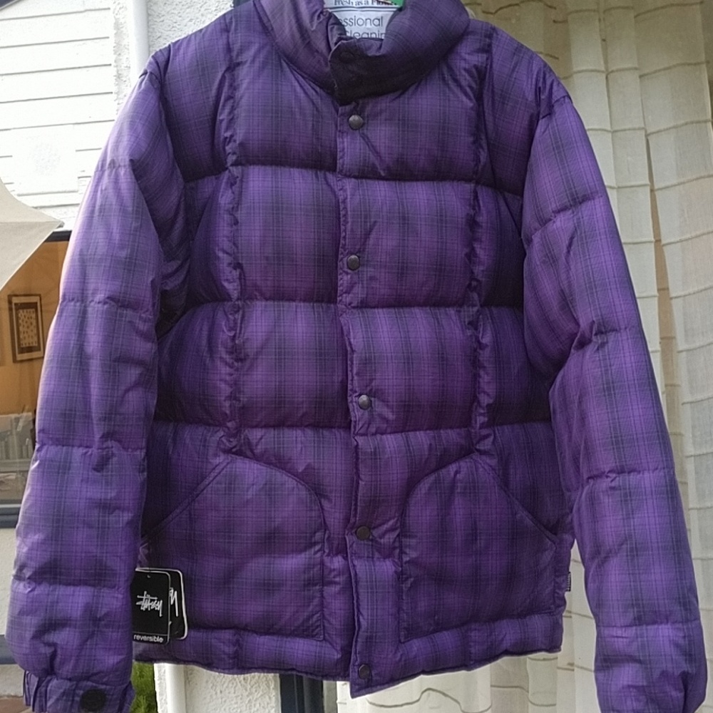 Stussy size M Reversible Down Jacket